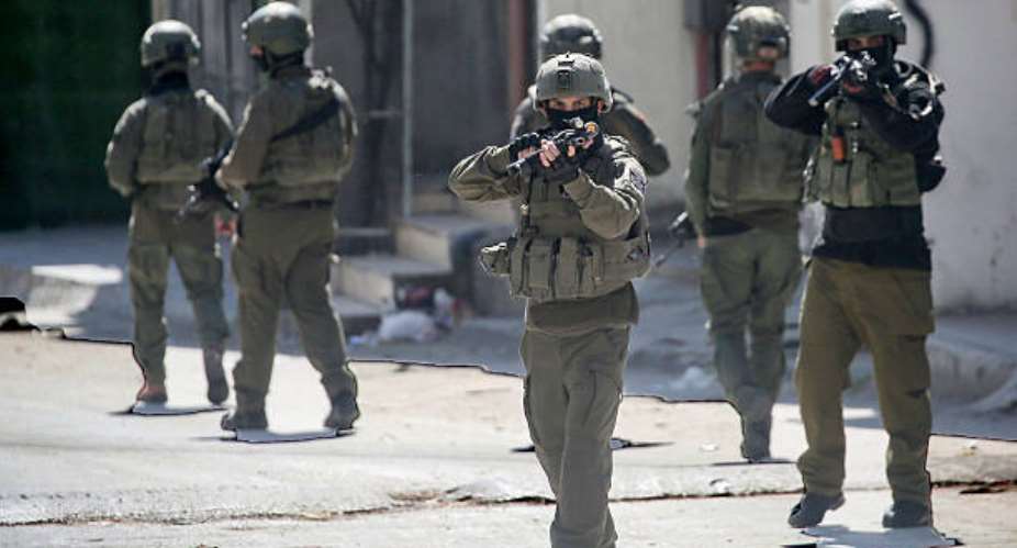 Israel military in action