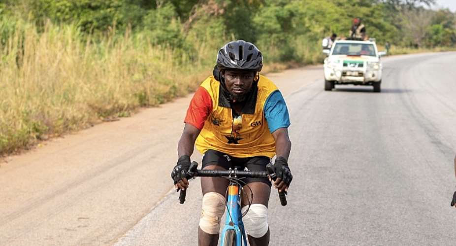Ibrahim Jazil Abanga embarks on 600km cycling independence expedition