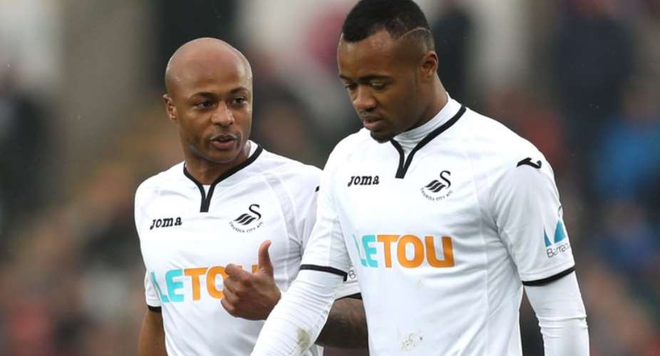 Andre, Jordan Ayew Hailed By Swansea City Teammates After West Ham Win