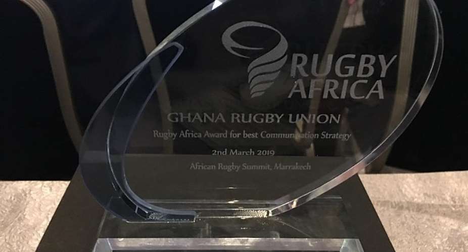 Ghana Rugby Wins Rugby Africa Award For Best Communication Strategy In Marrakech