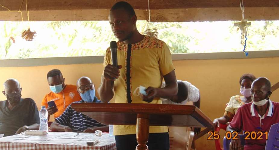 Hohoe-Kpeve Cocoa District organizes Cocoa Farmer Rally on environment, child labour and gender issues at Nkonya Wurupong
