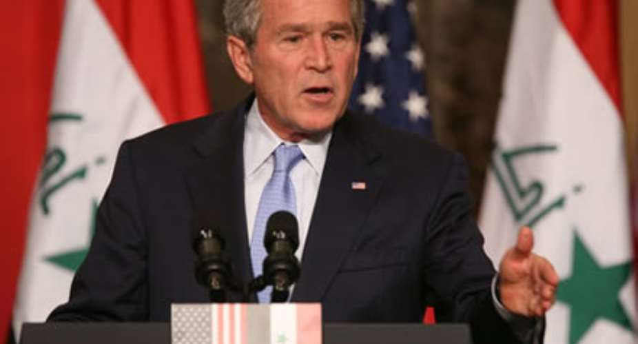 president George Bush shocking!
