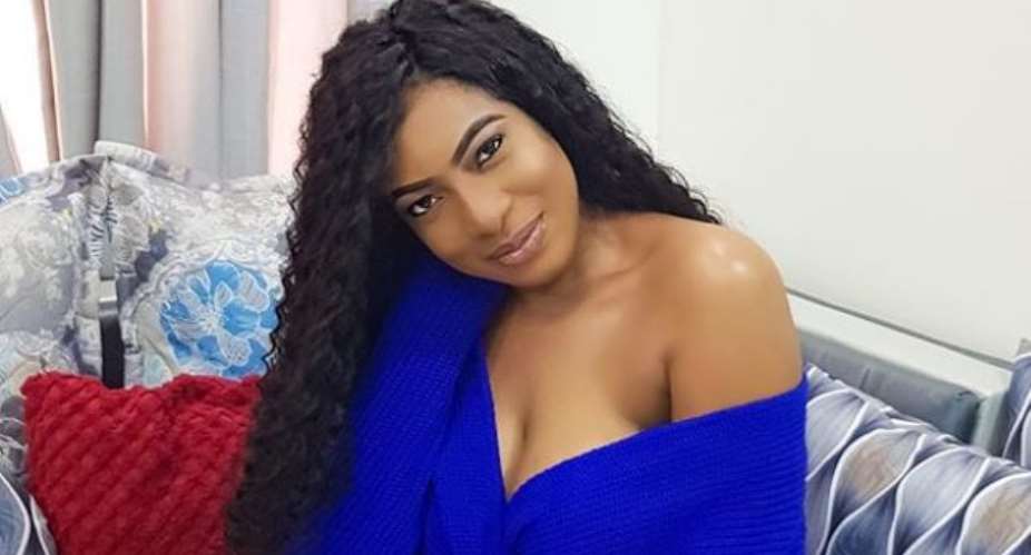 Actress, Chika Ike Teases Men with her Pose