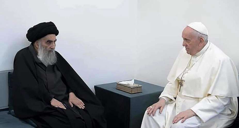 Ayatollah Sistani promises Pope Francis peace and security for Iraqi Christians