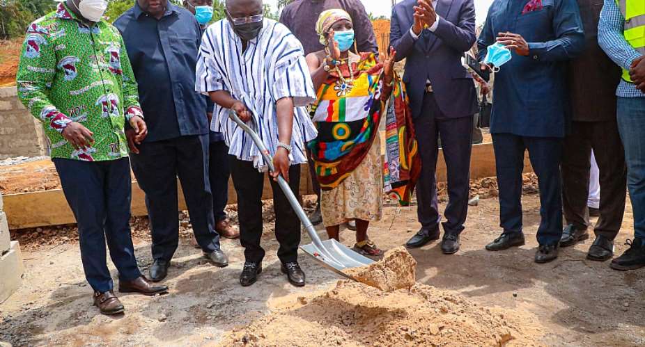 Bawumia cuts sod for first 21st Century Model STEM JHS