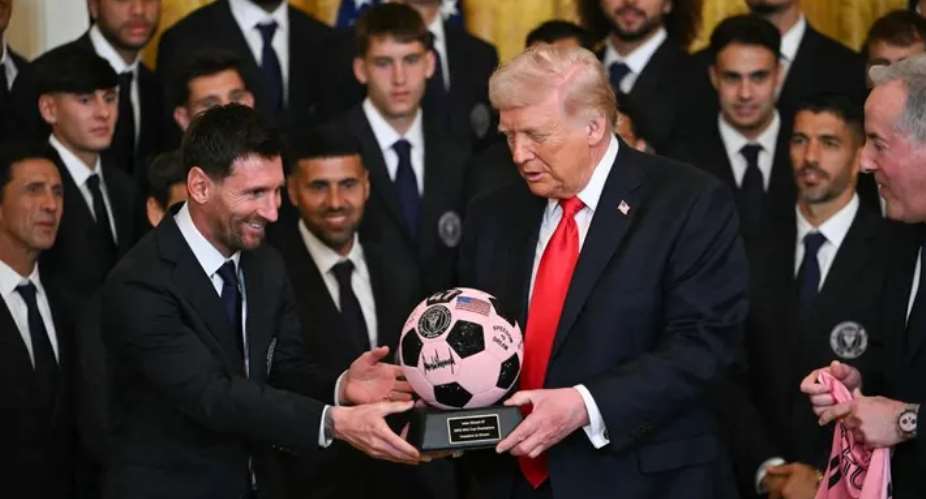 Lionel Messi: Argentine and Inter Miami team-mates meet US president Donald Trump at White House