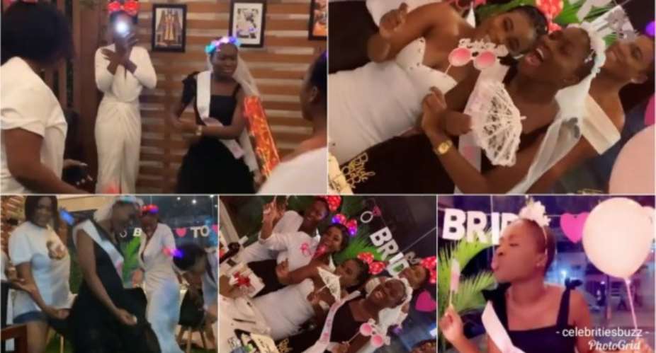 Fella Makafui Holds Bridal Shower With Friends A Few Hours To Her Marriage Ceremony+Video