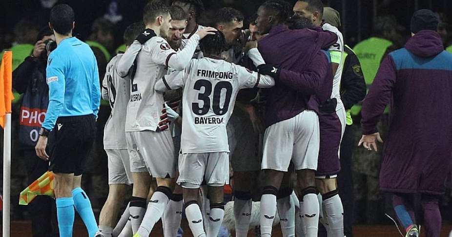 Europa League: Bayer Leverkusen battle back from two goals down to maintain long unbeaten run