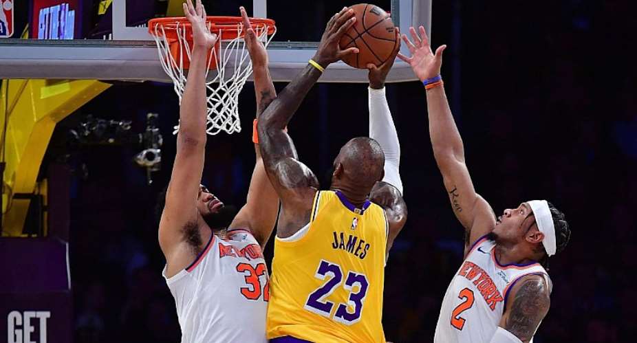 ReutersImage caption: LeBron James became the first player to score 50,000 NBA career points this week