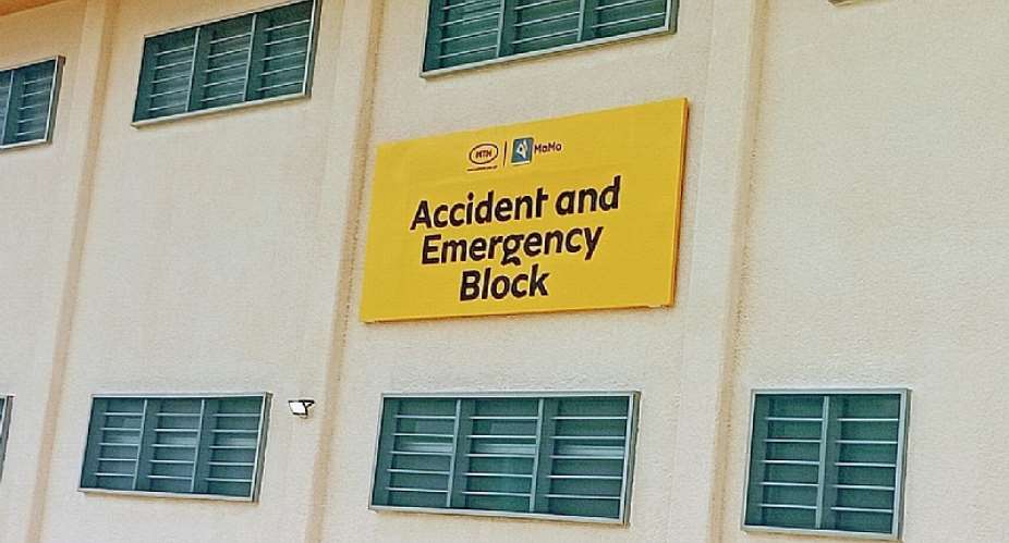 Newly extended 30-bed ward at the Ho Teaching Hospital, built and commissioned by the MTN Foundation.