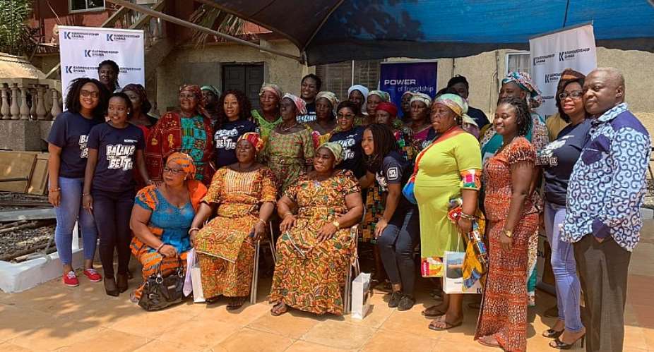 Karpowership Workers Celebrate International Womens Day With Tema Fishmongers