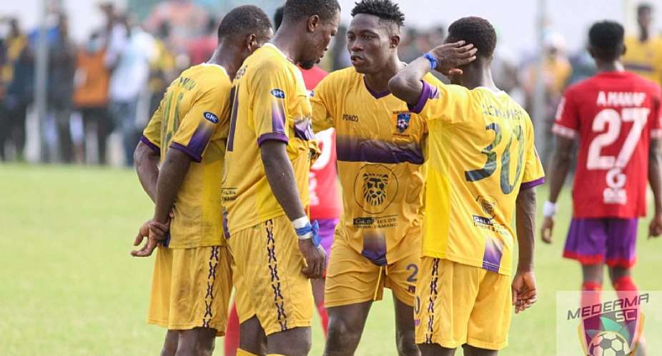 Medeama SC gives players four days break after ending first half of GHPL season