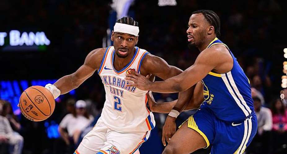Getty ImagesImage caption: Shai Gilgeous-Alexander (left) was named the NBAs Most Valuable Player last season