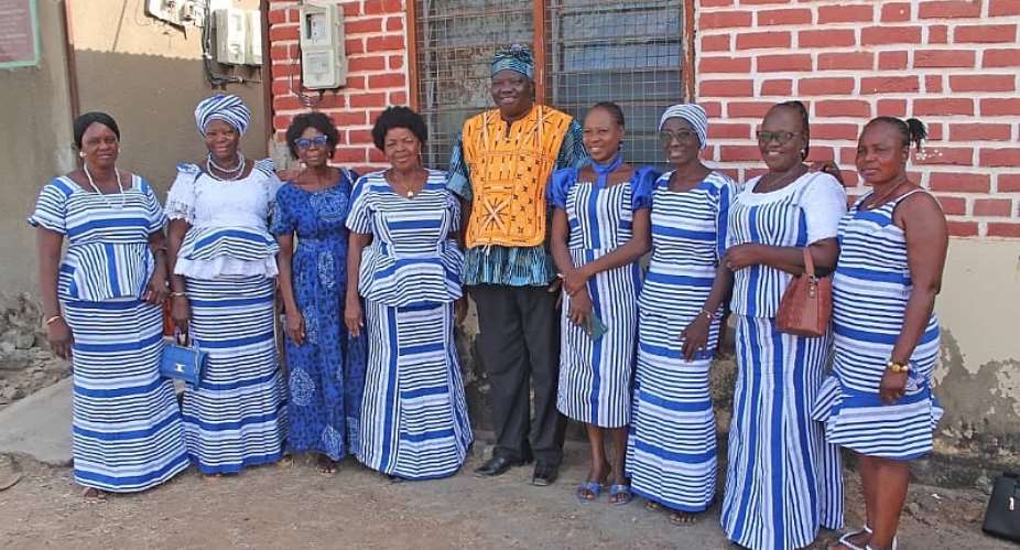 The Kaana Manga Women Association during this years International Women Day held in Navrongo ,UER with the Executive Director OLAM , Emmanuel Atiiga