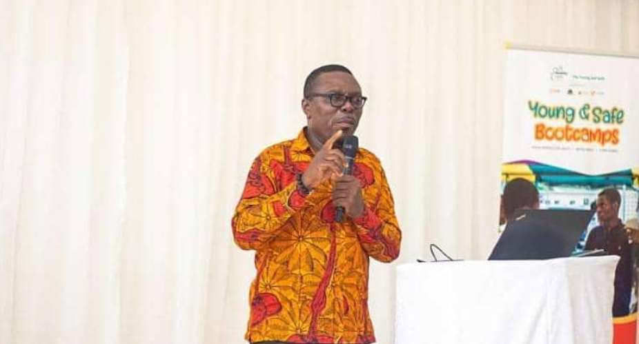 Ho Municipal Director of National Youth Authority Mr. Charles Gomenu