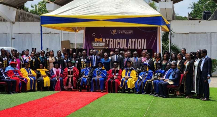 Valley View University matriculates 330 fresh students at Kumasi Campus