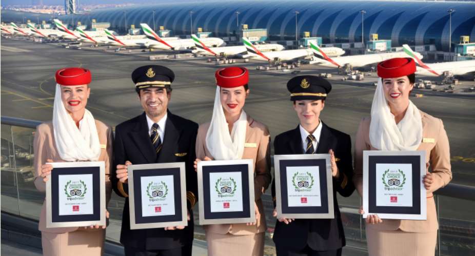Emirates Named Best Airline in the World in TripAdvisor Travelers Choice Awards For Airlines 2017