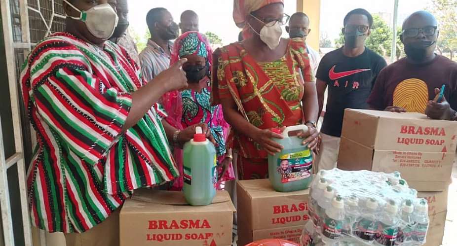 Sissala West NDC Parliamentary Candidate Donates Items To The District Health Directorate As Part Of Fight Against COVID-19