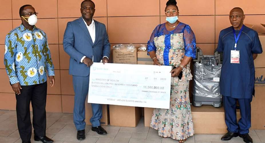 COVID-19 Fight: Chamber Of Mines Donate Ghc11.5million To Health Ministry