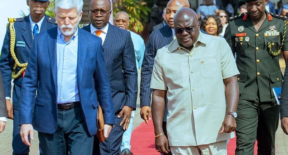 Czech Republic President leaves Accra after three-day State visit