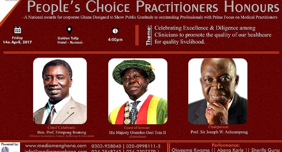 Hon. Prof. Kwabena Frimpong Boateng to Receive HELEH Africa PCP Legend Honours