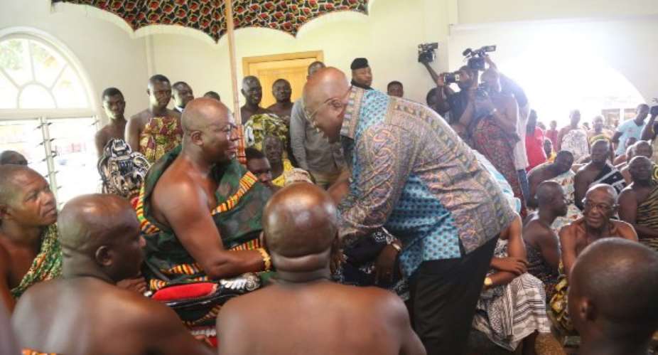 The law will be applied without fear or favour - Akufo-Addo assures Asantehene