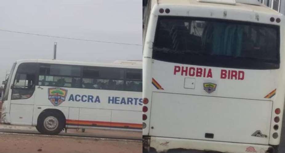 Hearts of Oak Team Bus Causes Confusion On On Social Media