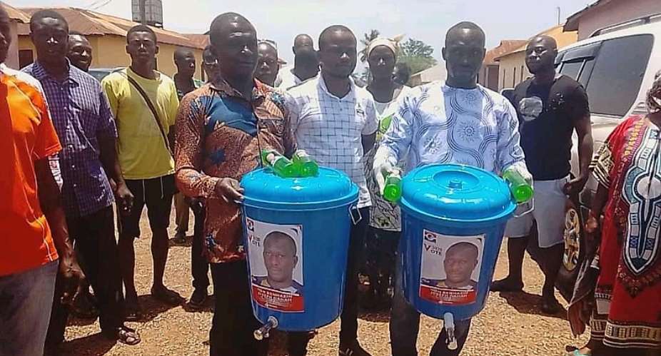 GHC150 COVID-19 Donations By MP to Constituency: Only In Ahafo