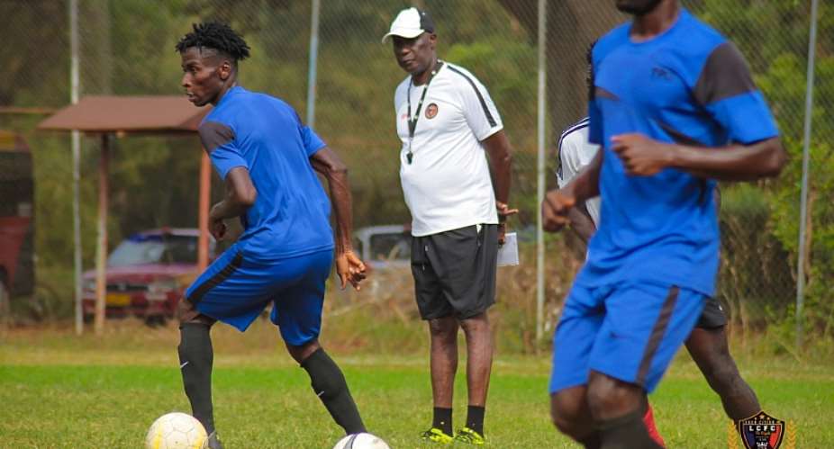 Legon Cities coach Bashir Hayford charges team to focus on next match after beating Olympics