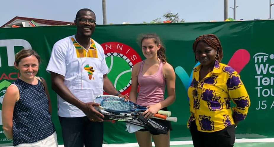16-year-old tennis player from the UK donates rackets to support young Ghanaians