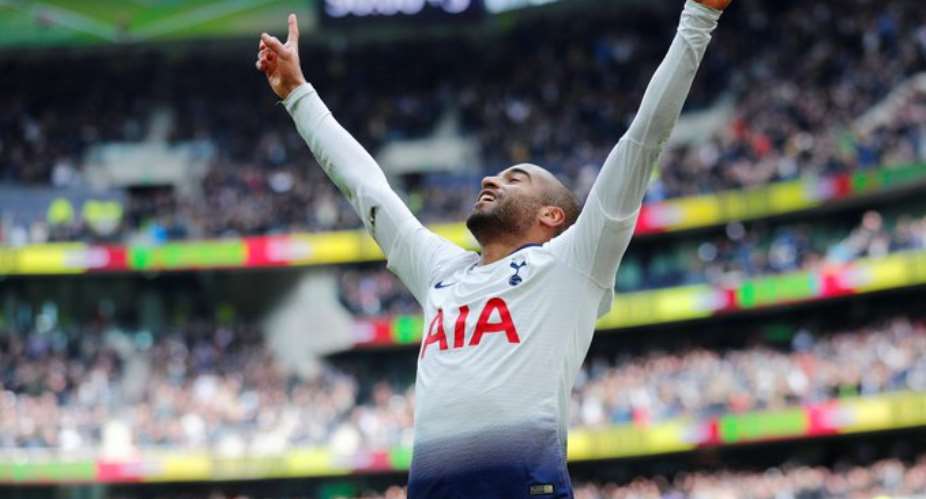 Moura Scores Hat-Trick As Spurs Thrash Huddersfield To Go Third