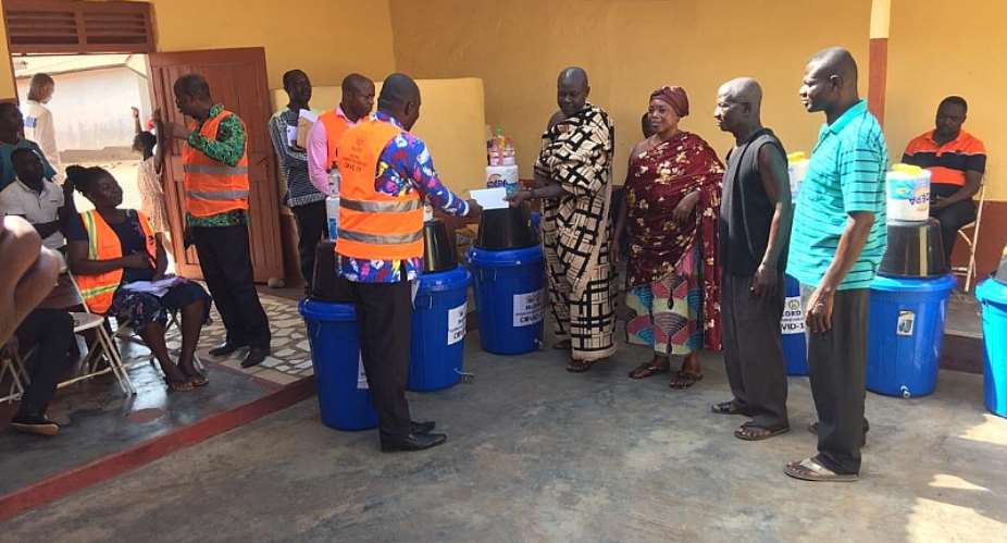 Dormaa East District PHEC Distributes Logistics To Sub-Districts To Fight COVID-19