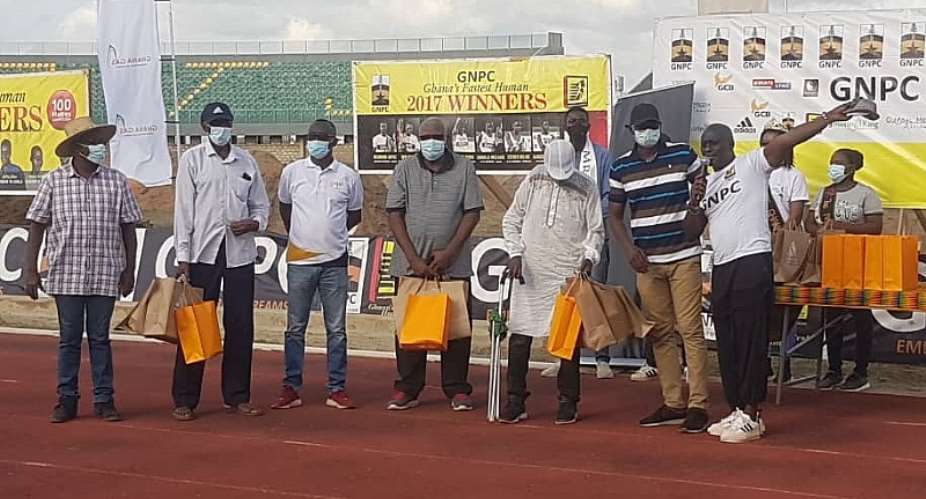 Mike Ahey, Oko Addy and Ohene Karikari honored by Ghanas Fastest Human organizers