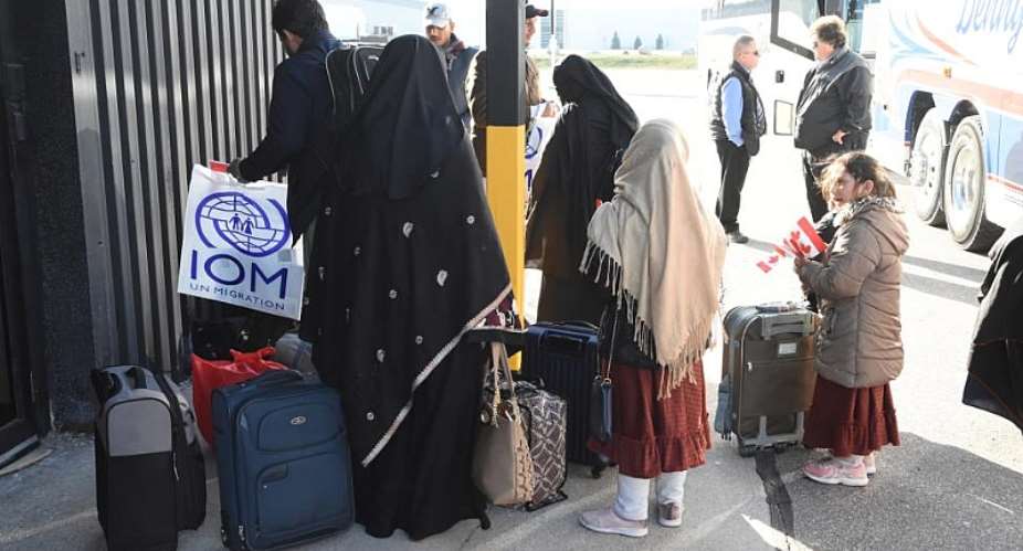 Since August 2021, thousands of Afghans have been resettled to Canada on flights supported by IOM. Photo: Government of Canada