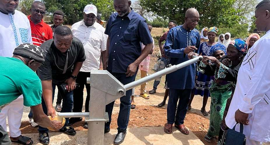 Businessman and Blaze CEO extends lifeline to Owlo community with borehole donation and promises more support