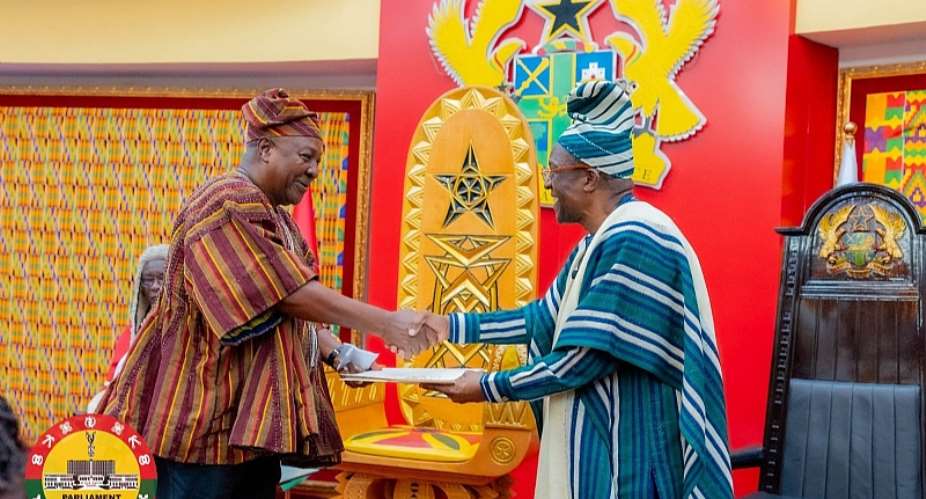 President Mahama assured me he will sign Anti-LGBTQ Bill into law when we pass it — Speaker Bagbin