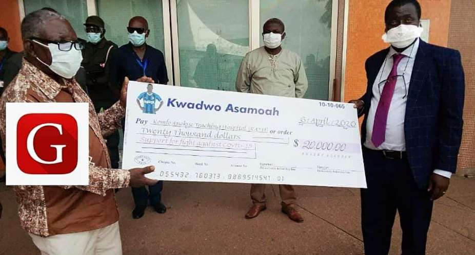 COVID-19: Inter Milan Ace Kwadwo Asamoah Donates 20k To Komfo Anokye Teaching Hospital