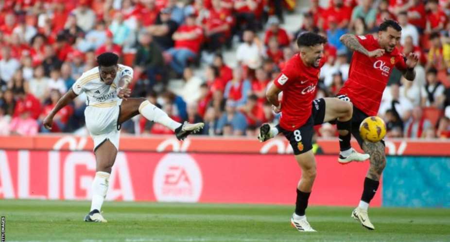 Aurelien Tchouameni scored his third La Liga goal of the season to give Real Madrid victory over Mallorca
