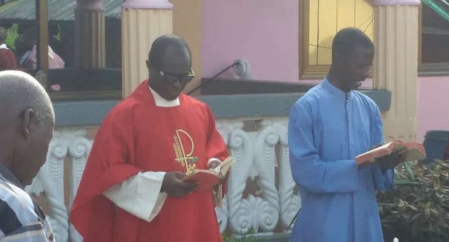 St. Edward Catholic Church of Nuba in Jomoro marked Palm Sunday with teachings