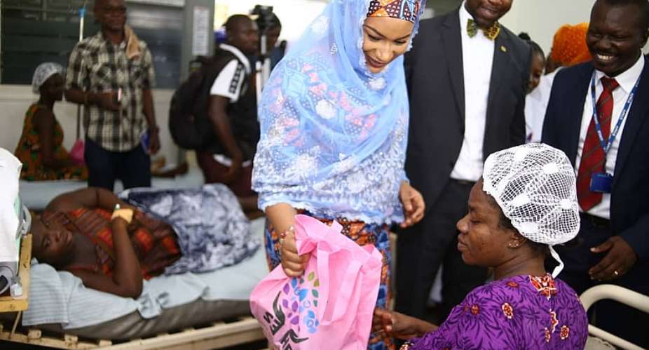 Second Lady Samira Visits Eastern Regional Hospital