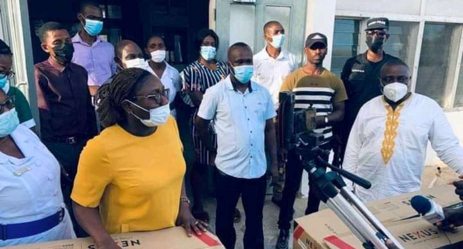 Keta: MP donates logistics to Municipal Hospital