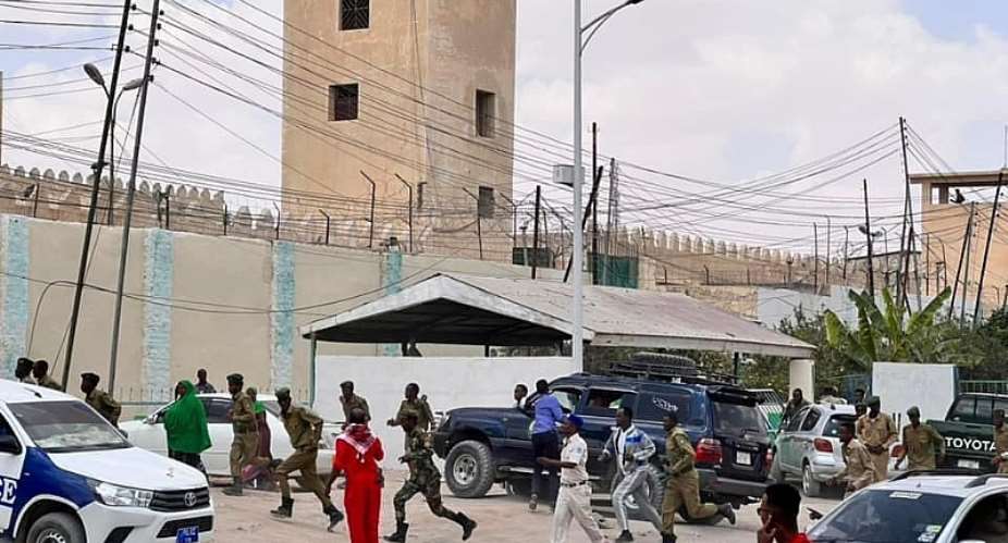 COVER PHOTO CAPTION: A still photo shows Hargeisa central prison where a shooting incident took place on Wednesday, 13 April, 2022.  PHOTOCourtesySJS.