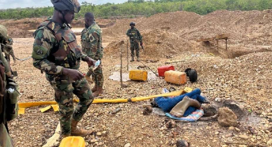 GAF launches anti-galamsey operations across three commands