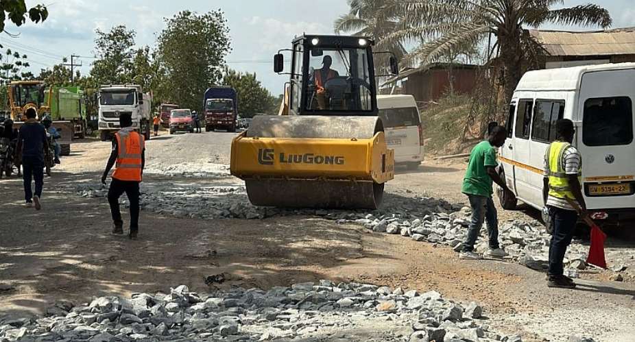 W/R: Parts of Nkroful-Kojokrom road under repairs
