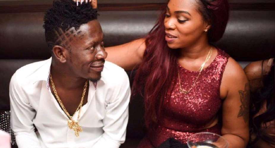 Just In: Shatta Wale Beats Shatta Michy; Leaves Her With Bruises Sad Photo
