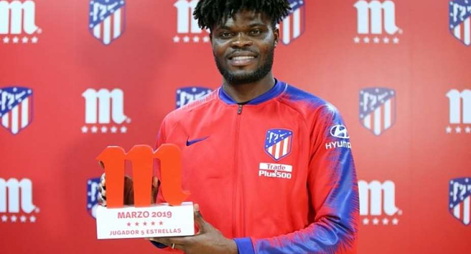 Thomas Partey Named Atletico Madrid Player Of The Month In March VIDEO