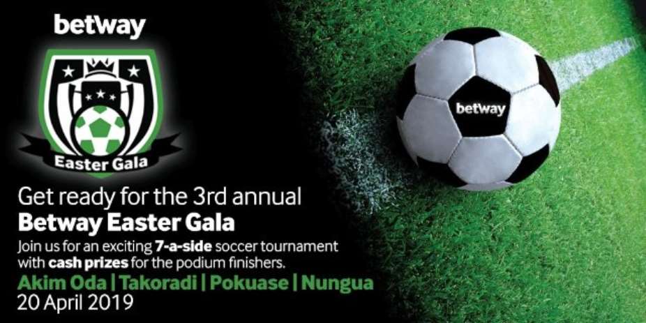 32 Teams Set For Betway Easter Gala 2019