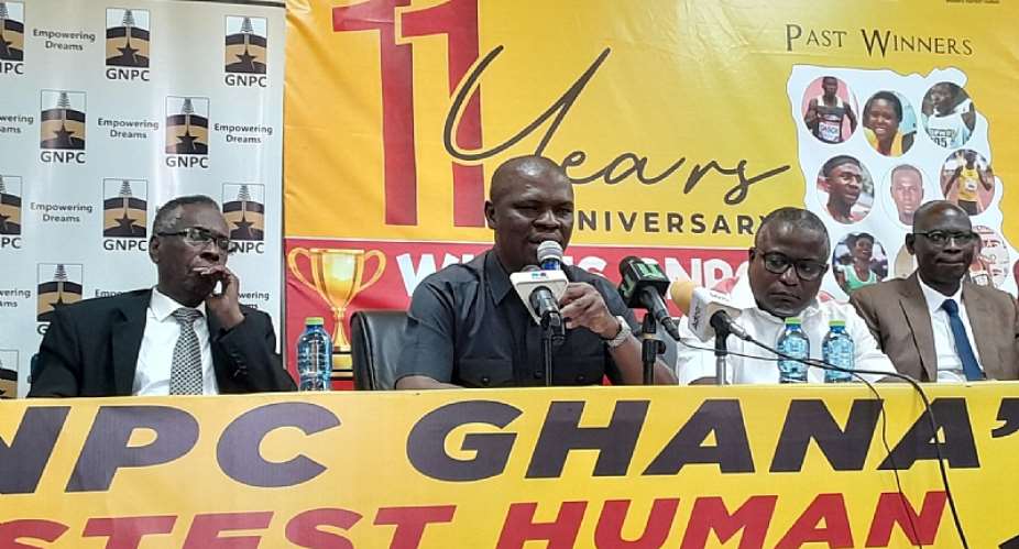 Sports Minister Mustapha Ussif launches 11th edition of GNPC Ghana Fastest Human Competition