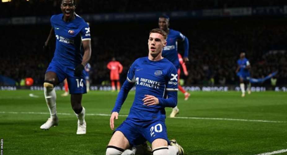 Cole Palmer is the fourth player to score four goals for Chelsea in a Premier League match, after Frank Lampard twice, Jimmy Floyd Hasselbaink and Gianluca Vialli