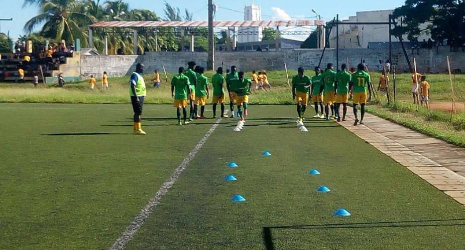 2018 CAF CONFED. CUP... Aduana Stars Hold Final Training Ahead Fosa Juniors Showdown PHOTOS